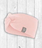Strick-Stirnband NAVY / ROSA / GRAU