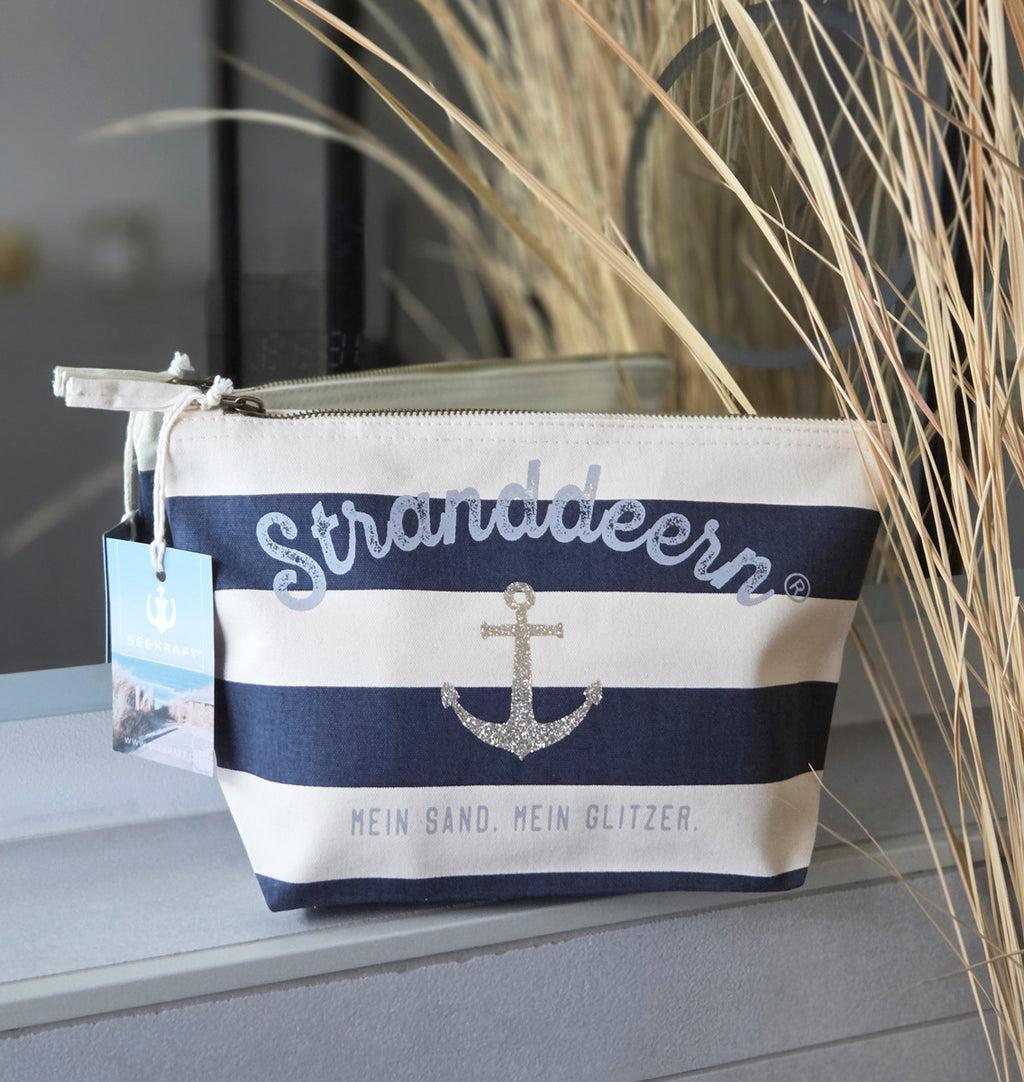 Accessory Bag „STRANDDEERN“ NAVY/CREME