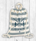 Matchbeutel „SURFIN SYLT“ GRAU/CREME