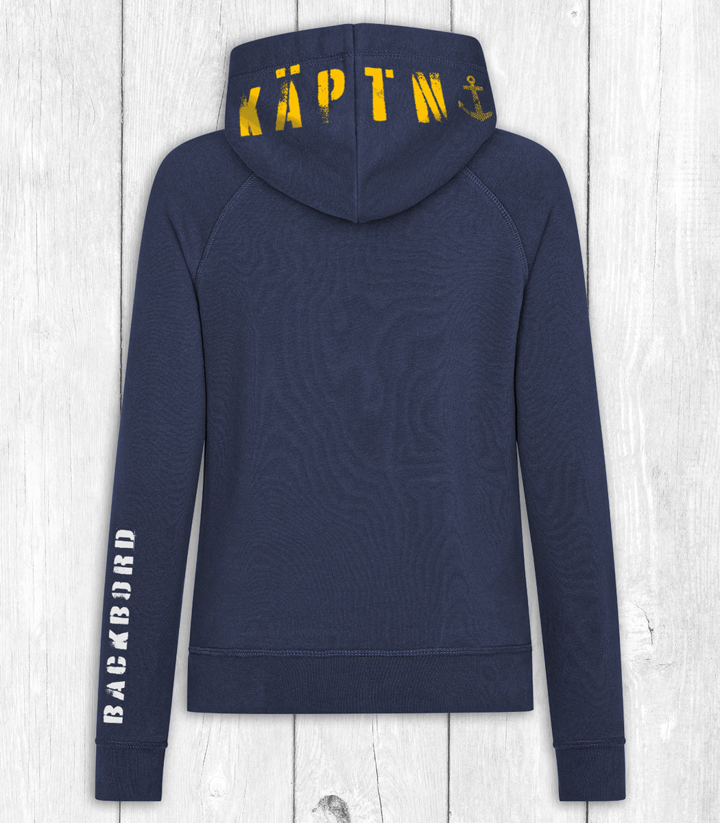 Kinder-Hoodie Marlon „KÄPTN“ – navy