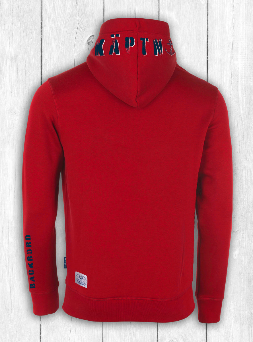 Hoodie Alex „KÄPTN“ – ROT