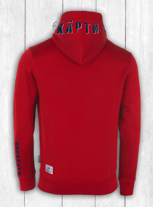 Hoodie Alex „KÄPTN“ – ROT