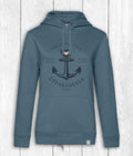 Hoodie Greta „ANKER“ – TAUBENBLAU