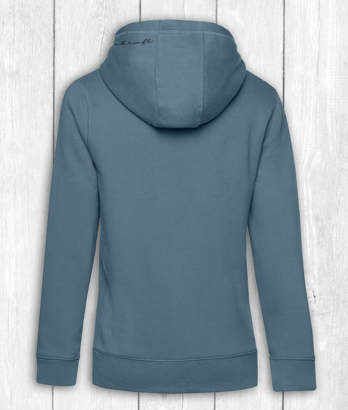 Hoodie Greta „ANKER“ – TAUBENBLAU