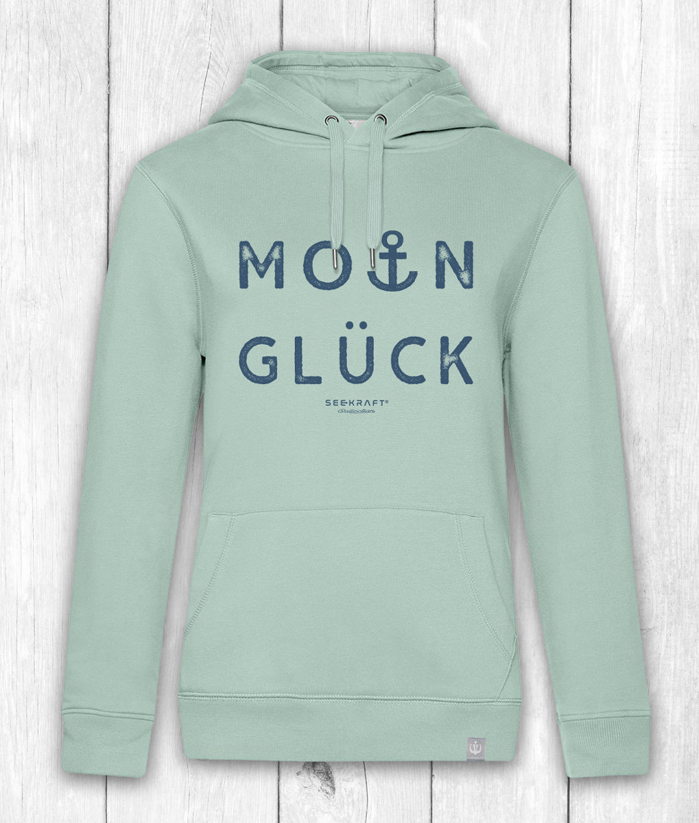 Hoodie Greta „MOIN GLÜCK“ – MINT