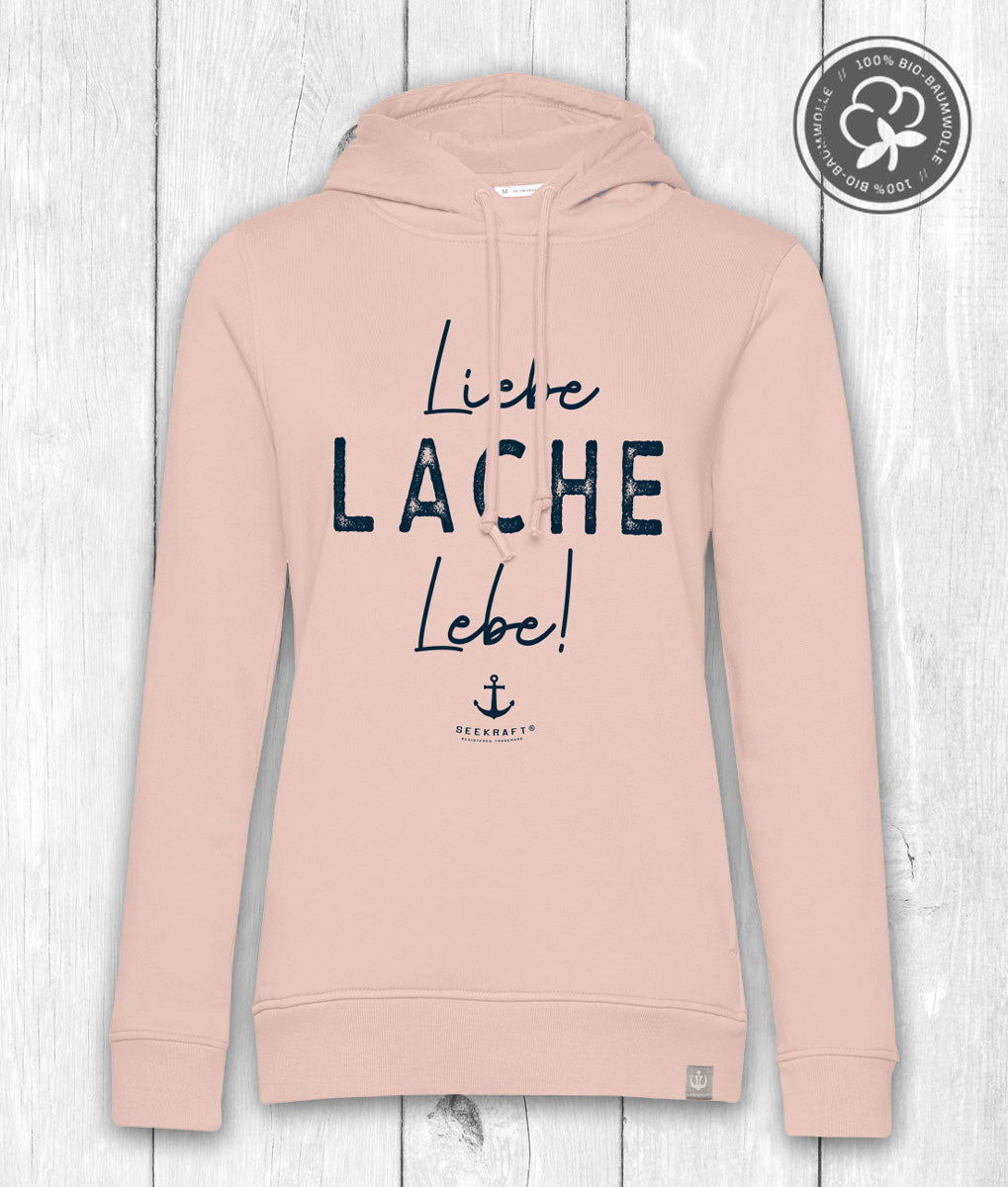 Hoodie Finja „LACHE“ – ROSÉ