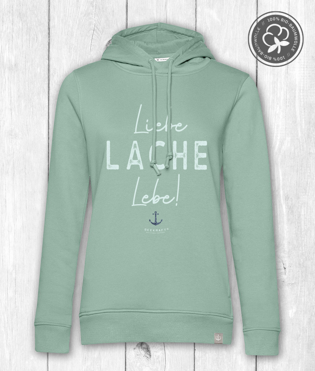 Hoodie Finja „LACHE“ – JADE