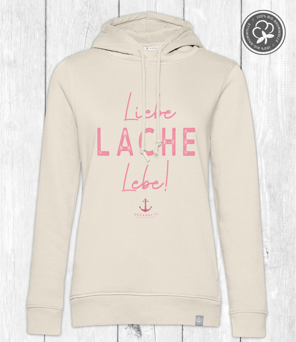 Hoodie Finja „LACHE“ – CREME