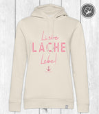 Hoodie Finja „LACHE“ – CREME