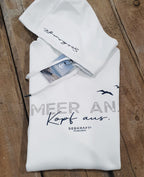 Hoodie Greta „MEER AN“ – WEISS