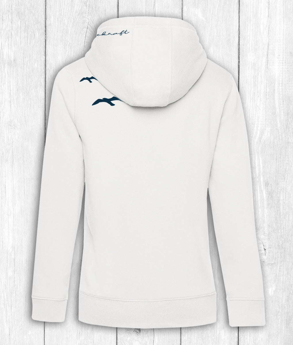 Hoodie Greta „MEER AN“ – WEISS