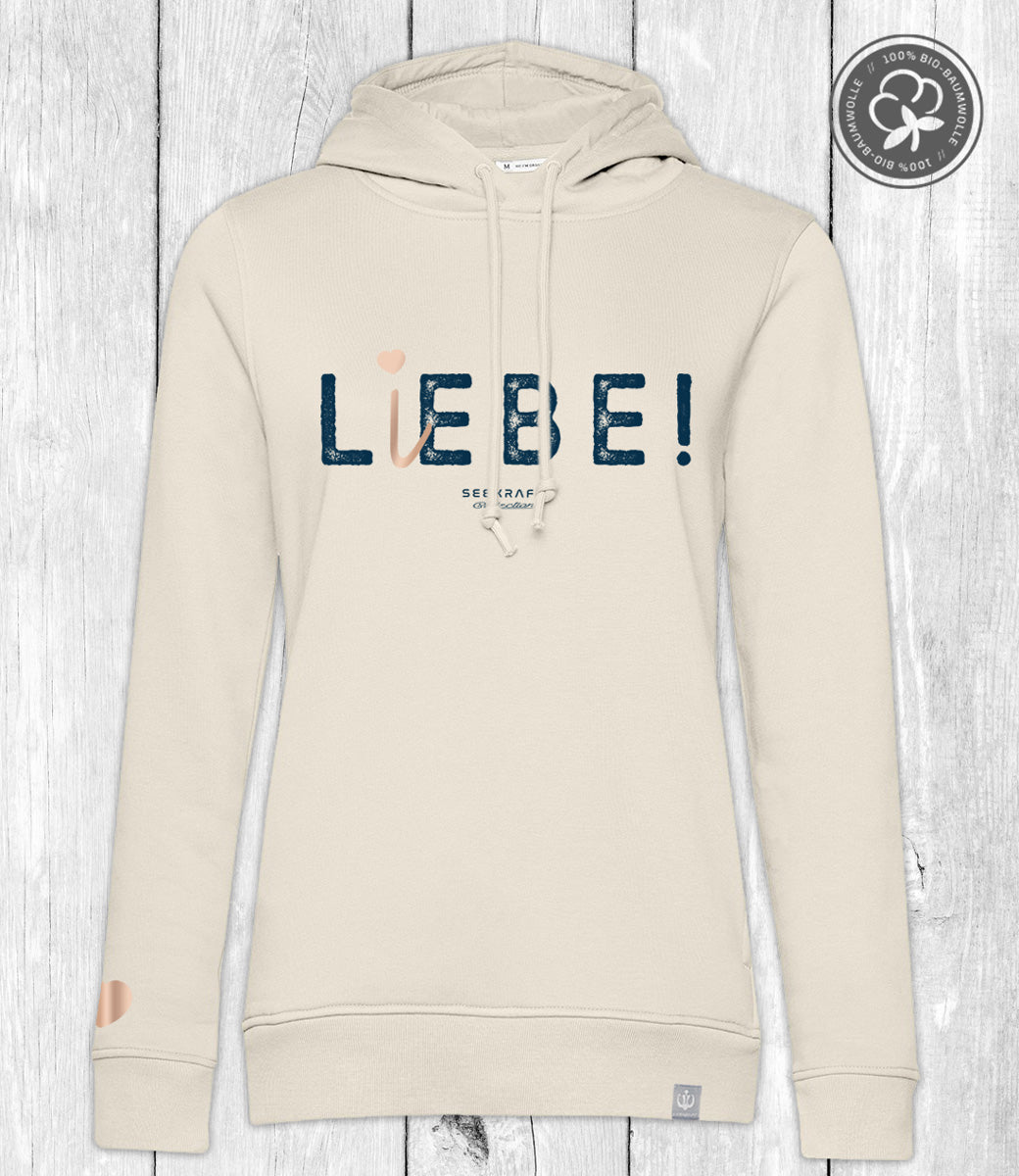 Hoodie Finja „LIEBE“ – CREME
