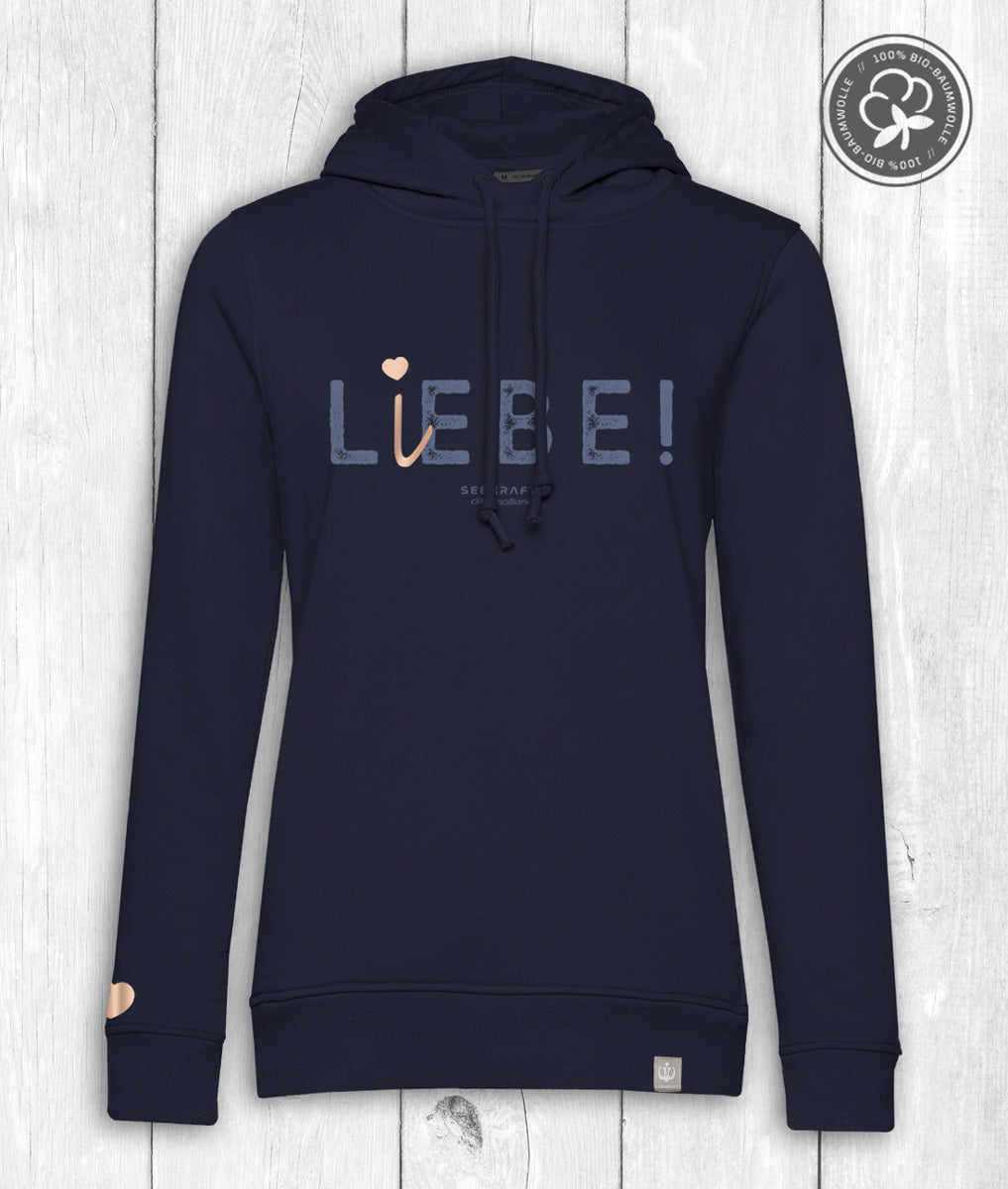 Hoodie Finja „LIEBE“ – NAVY