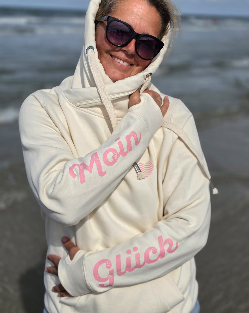 Hoodie Lotta „MOIN GLÜCK“ – VANILLE
