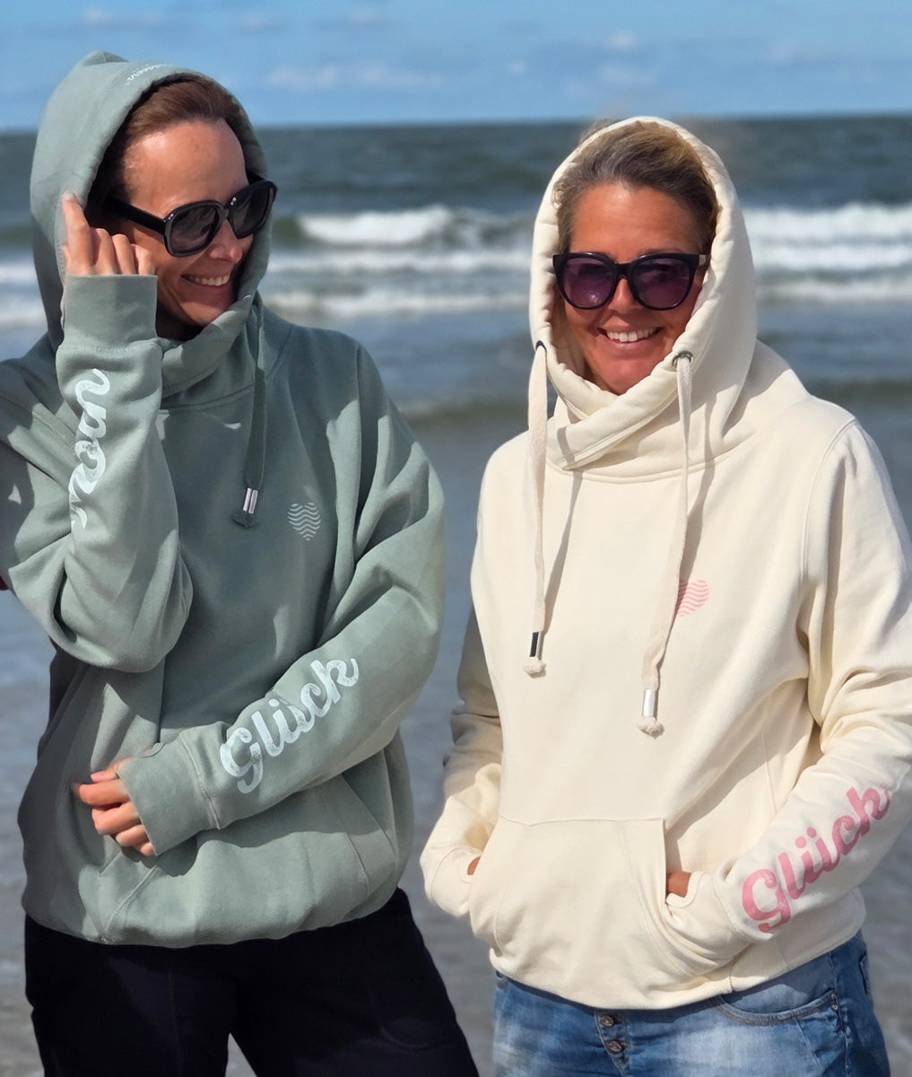 Hoodie Lotta „MOIN GLÜCK“ – VANILLE