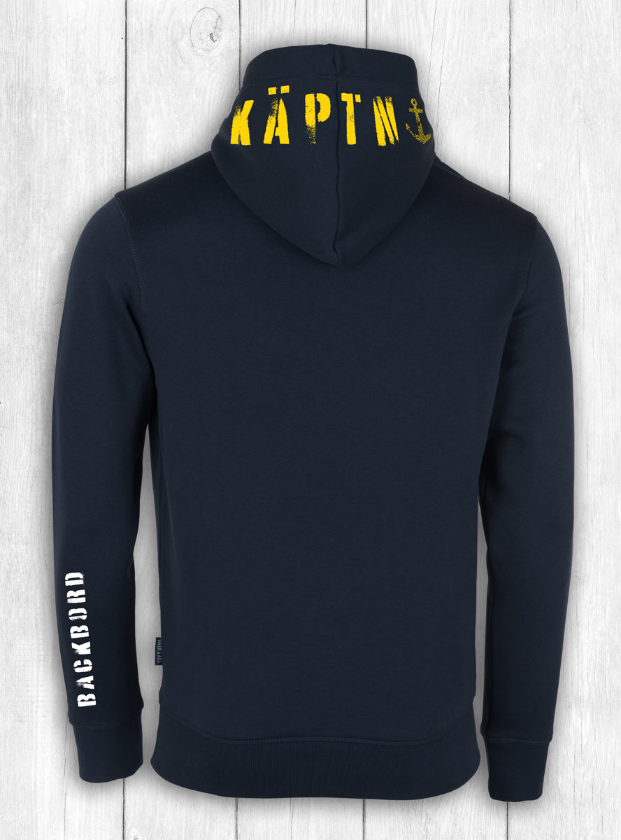 Sweatjacke Kai „KÄPTN“ – NAVY