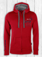 Sweatjacke Kai „KÄPTN“ – ROT