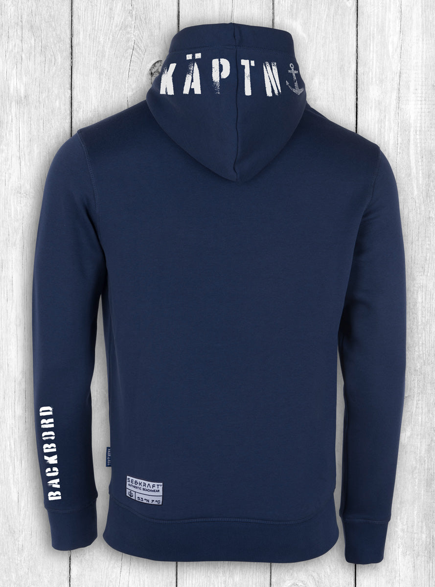 Sweatjacke Kai „KÄPTN“ – DENIM