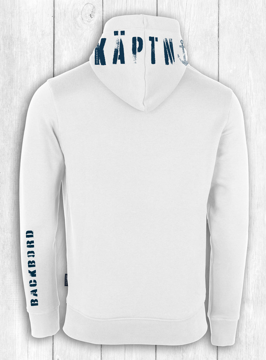 Sweatjacke Kai „KÄPTN“ – OFFWHITE