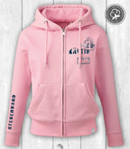 Damen-Sweatjacke Linda „KÄPTIN“ - ROSA