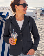 Kapuzen-Sweatblazer TESSA - NAVY