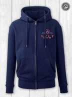 Damen-Sweatjacke Linda „SYLT CREW“ – DUNKELBLAU