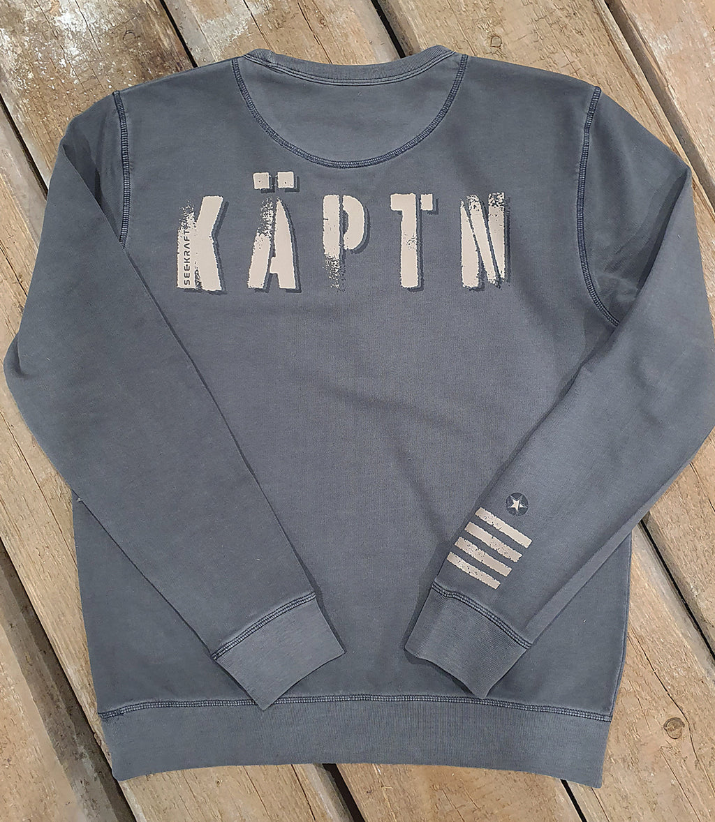 Sweater Rick „KÄPTN“ – ANTHRAZIT