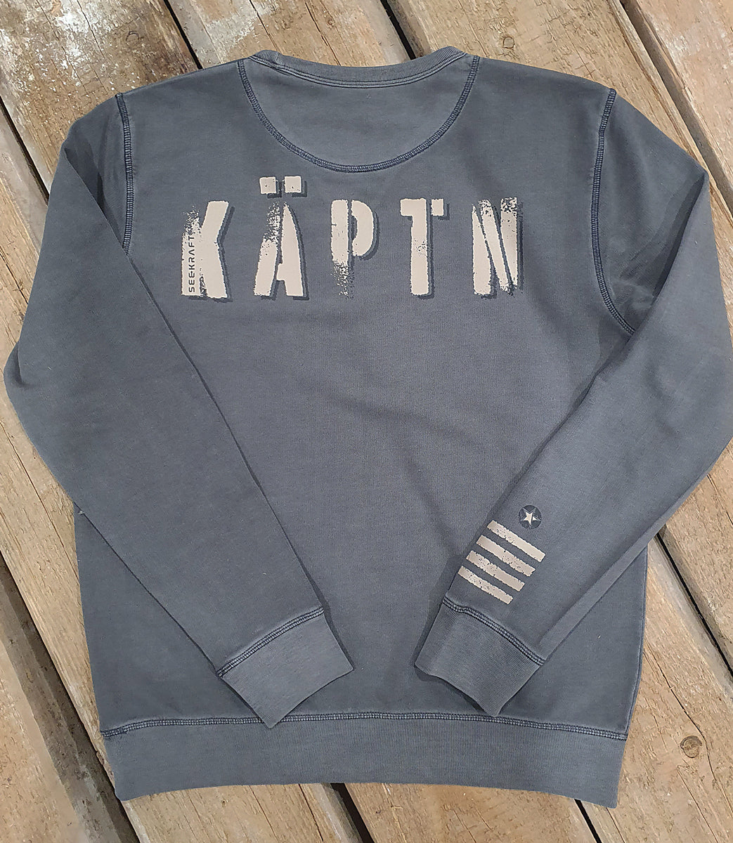 Sweater Rick „KÄPTN“ – ANTHRAZIT