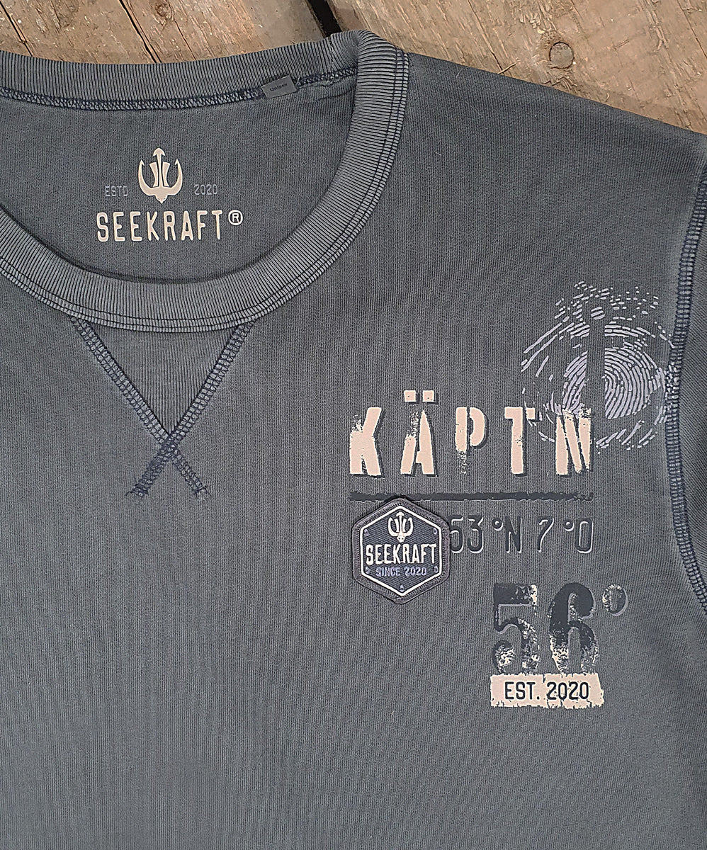 Sweater Rick „KÄPTN“ – ANTHRAZIT