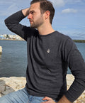 Strickpullover LASSE – CHARCOAL