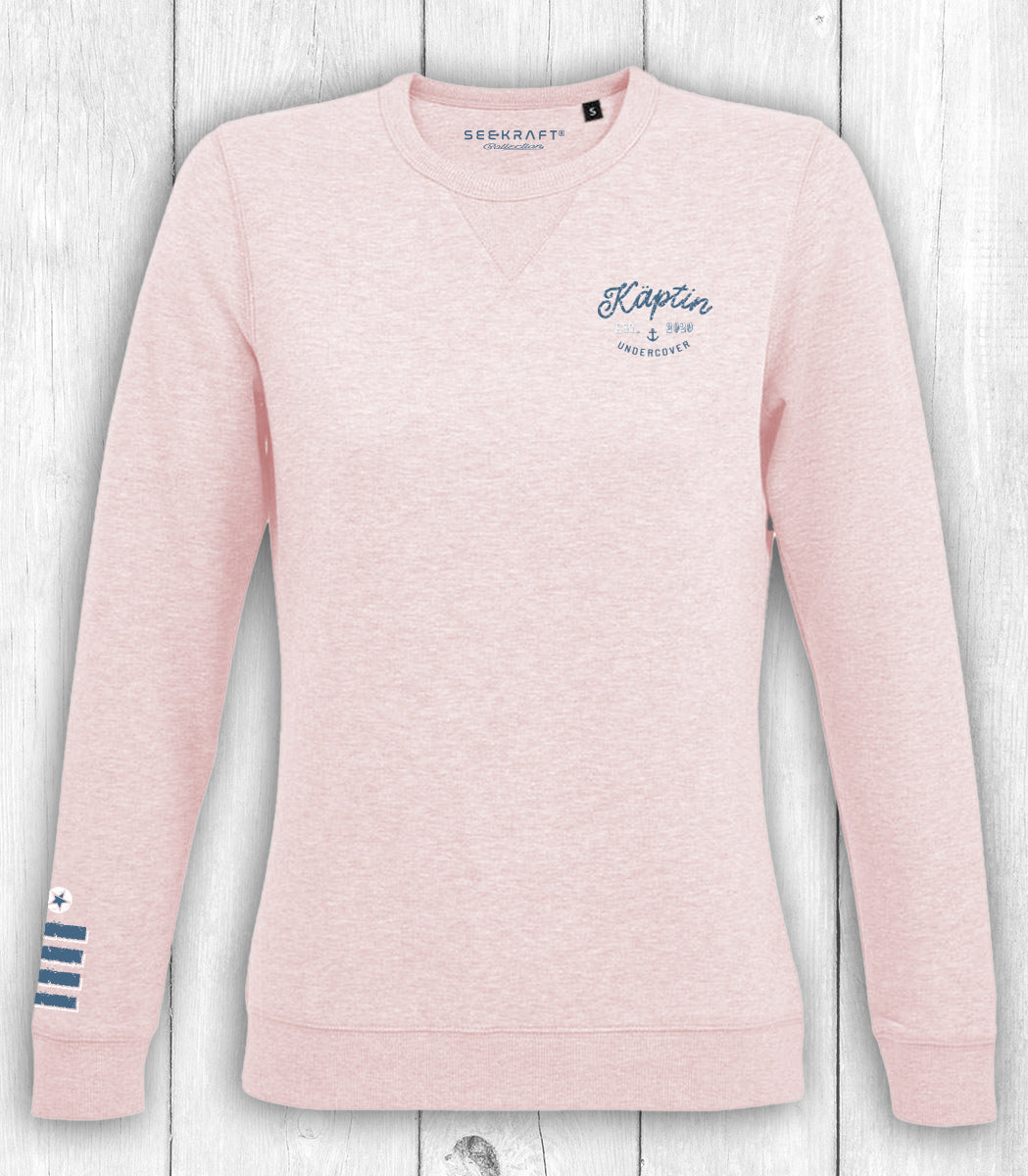 Sweater Sally "KÄPTIN" – ROSA HEATHER