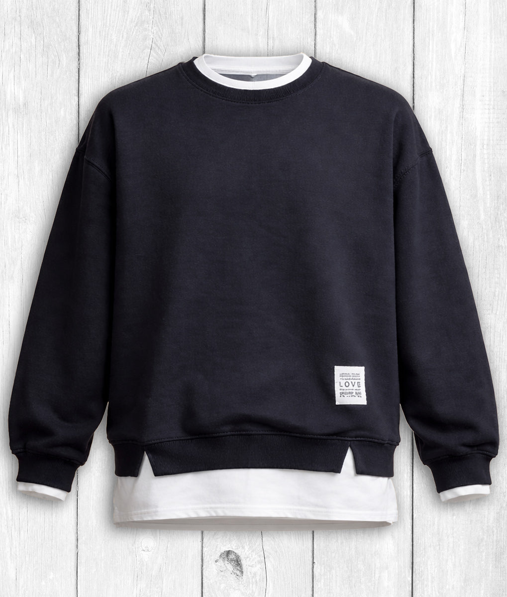Sweater Yara „LOVE“ – NAVY