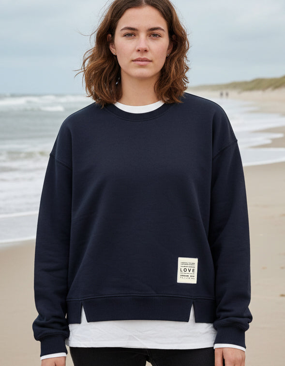 Sweater Yara „LOVE“ – NAVY