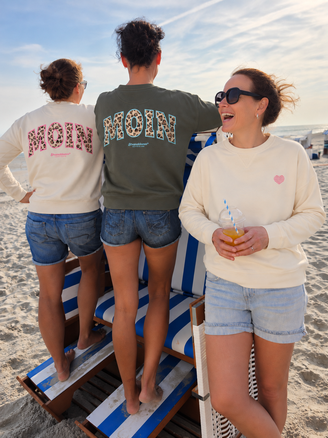 Sweater Rena "MOIN LEO" – CREME
