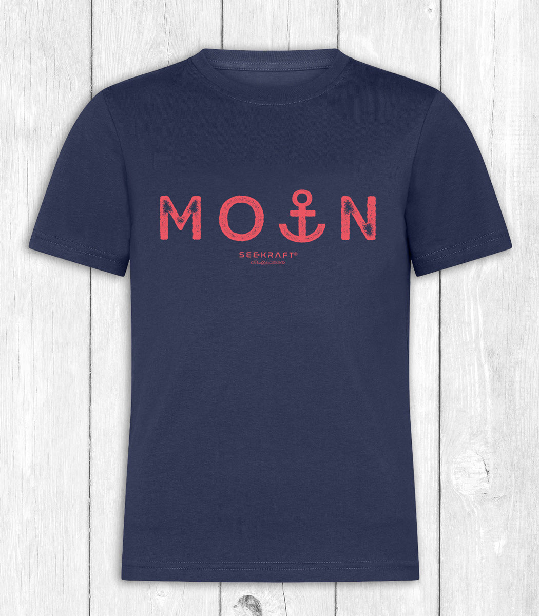 Kinder-Shirt Lou „MOIN“ – navy