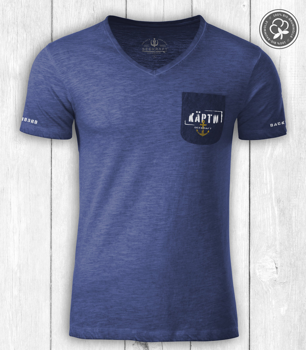 Shirt Sierk „KÄPTN“ – DENIM