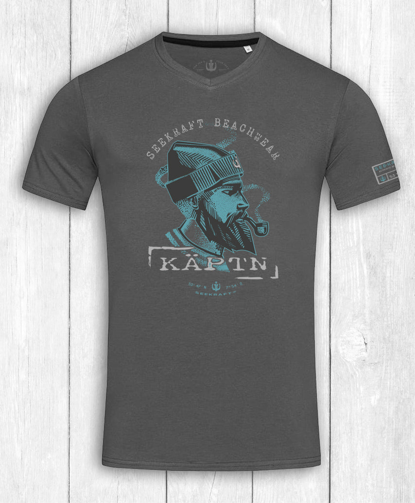 Shirt Nick „KÄPTN WAVE“ – ANTHRAZIT