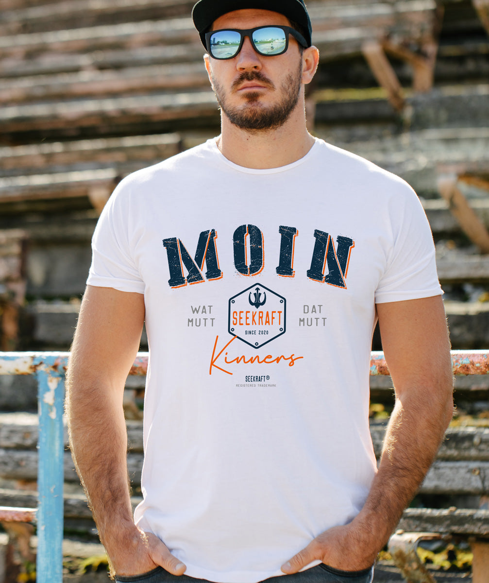 Shirt Piet „MOIN KINNERS“ – WEISS