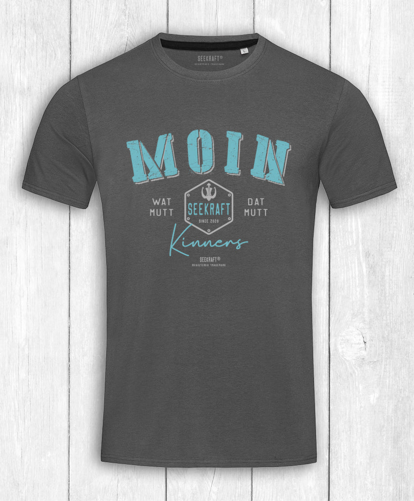 Shirt Ole „MOIN KINNERS“ – ANTHRAZIT