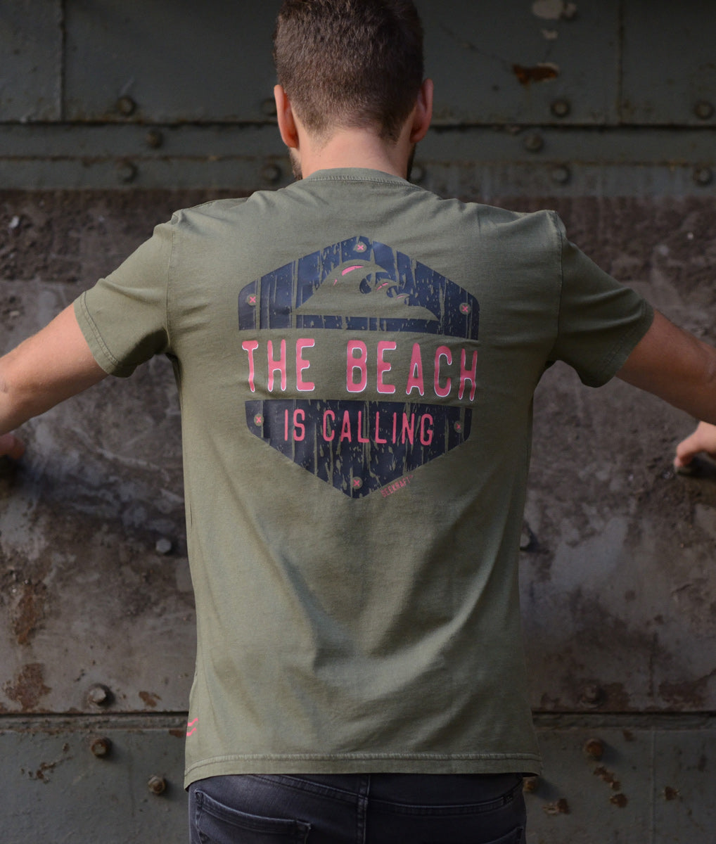Shirt Malte „BEACH“ – VINTAGE KHAKI