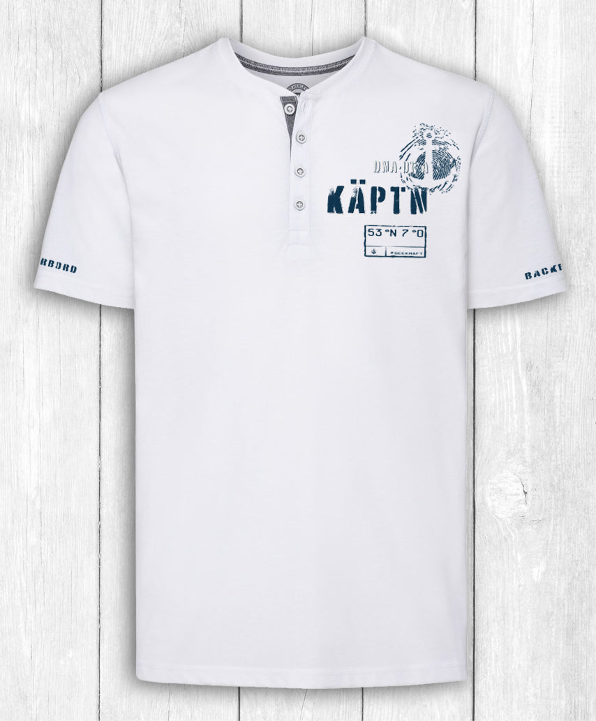 Shirt Eik „KÄPTN“ – WEISS