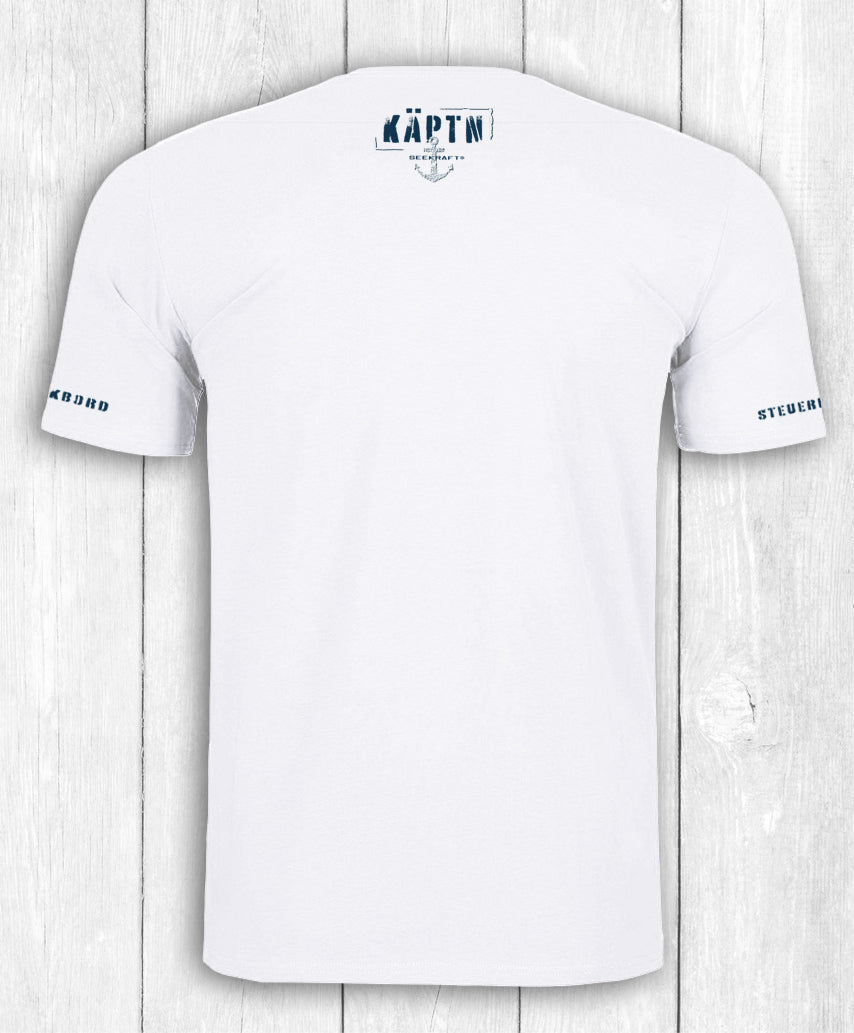 Shirt Eik „KÄPTN“ – WEISS
