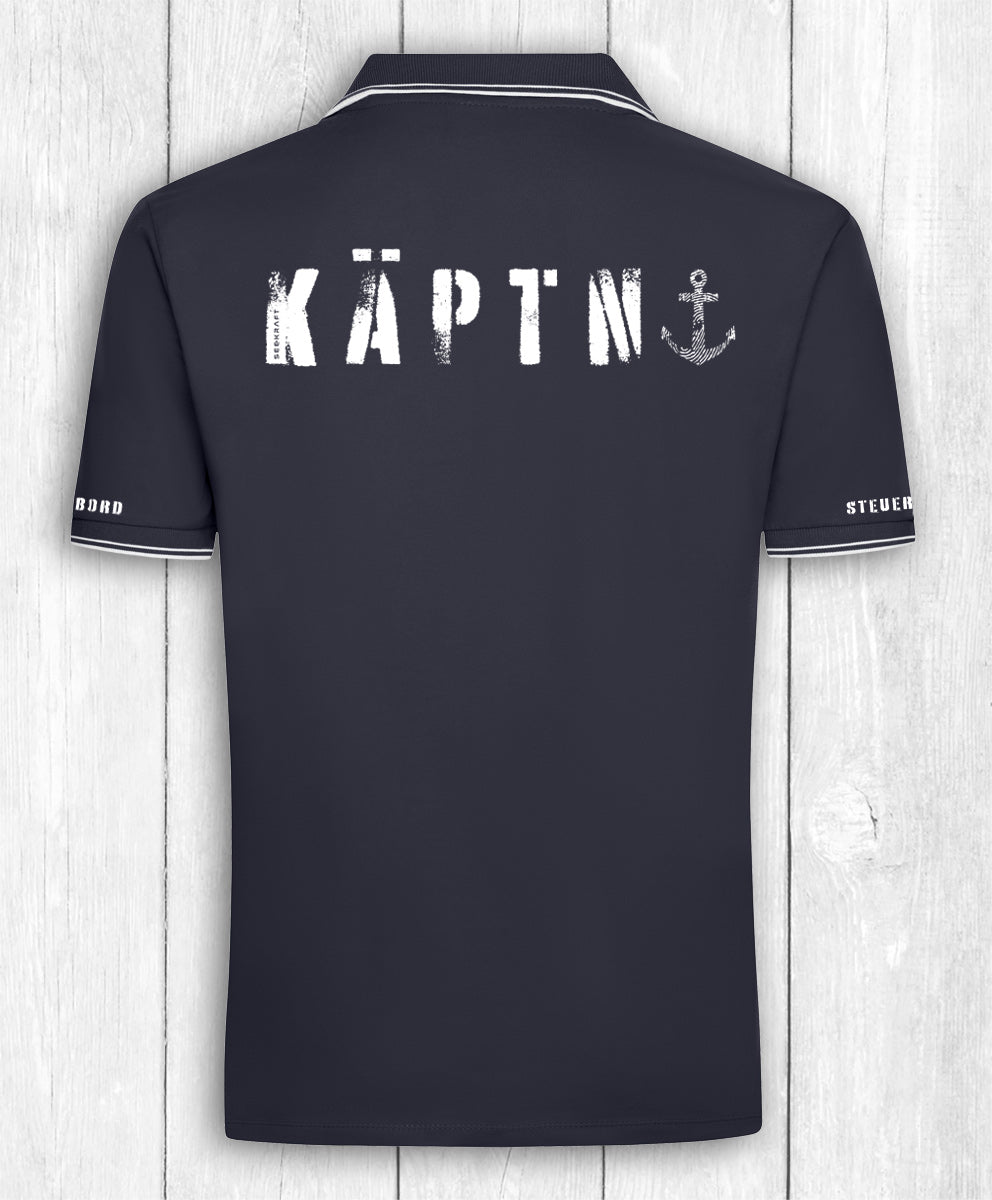 Poloshirt Martin „KÄPTN“ – NAVY