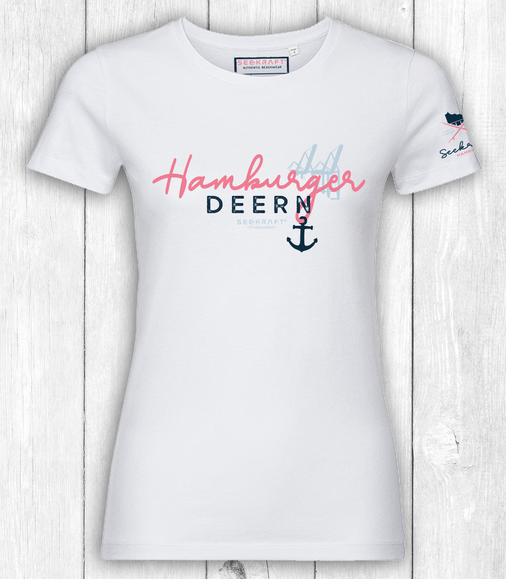 Shirt Edda „HAMBURGER DEERN“ – WEISS
