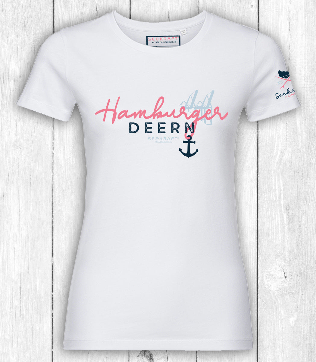 Shirt Edda „HAMBURGER DEERN“ – WEISS