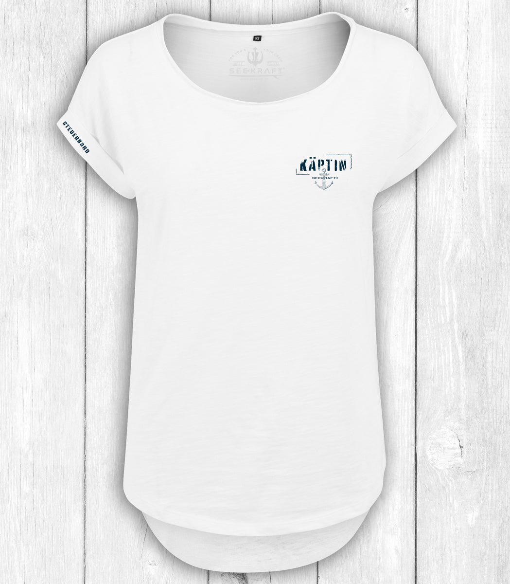 Shirt Marie „KÄPTIN“ – WEISS