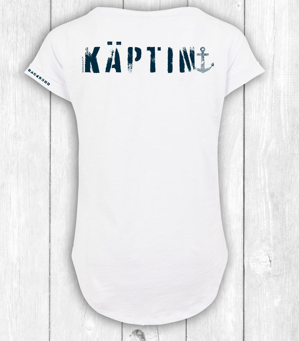 Shirt Marie „KÄPTIN“ – WEISS