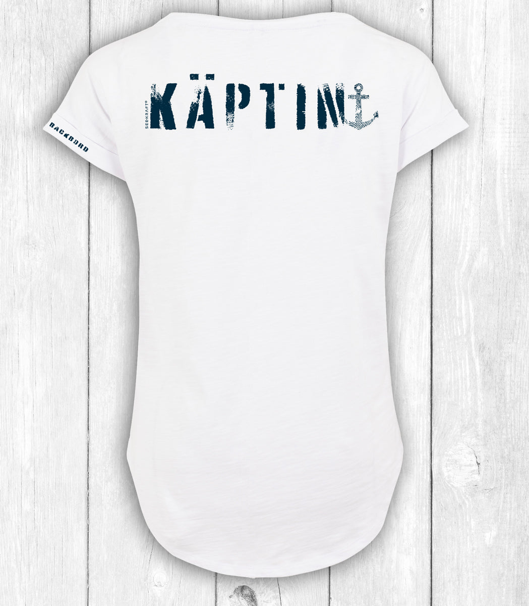Shirt Marie „KÄPTIN“ – WEISS