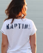Shirt Marie „KÄPTIN“ – WEISS