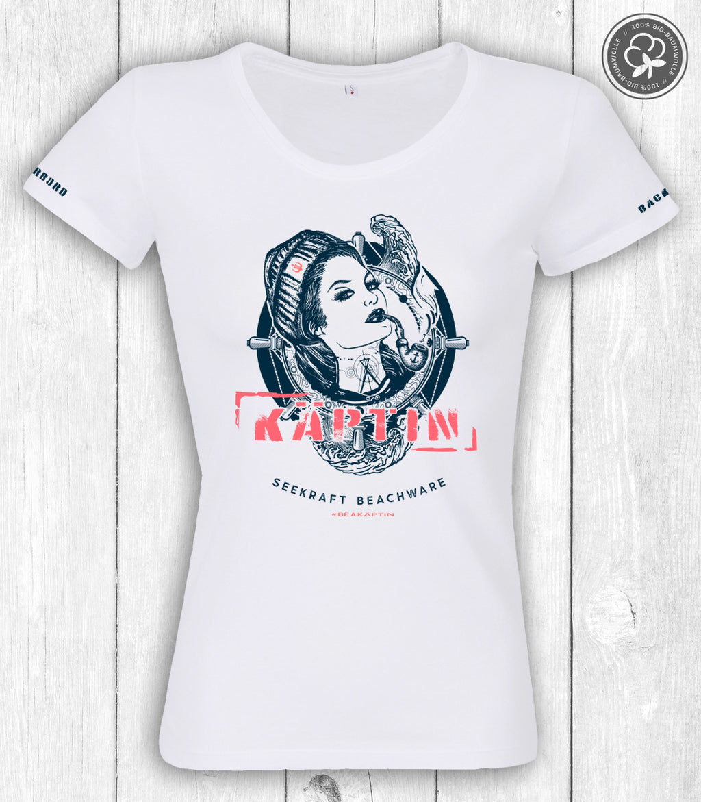 Shirt Beke „KÄPTIN WAVE“ – WEISS